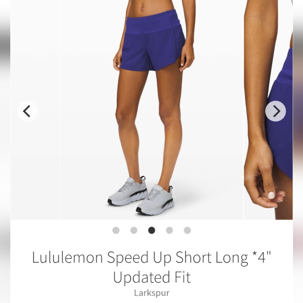 Lululemon Speed Up Mid-Rise Lined Short 4"